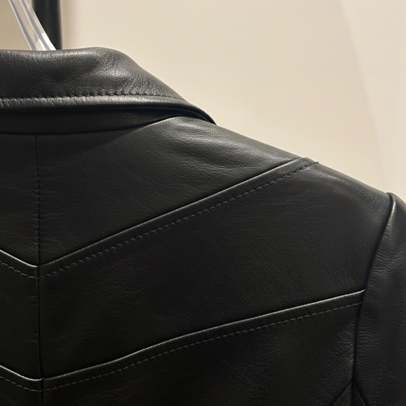 Kenneth Cole Lamb Leather Jacket - Picture 3 of 5